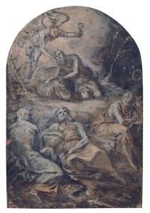 'Oración en el Huerto', de Domenico Tintoretto